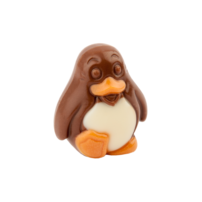 Penguin MILK deco, hazelnut filling Penguin MILK deco, hazelnut filling