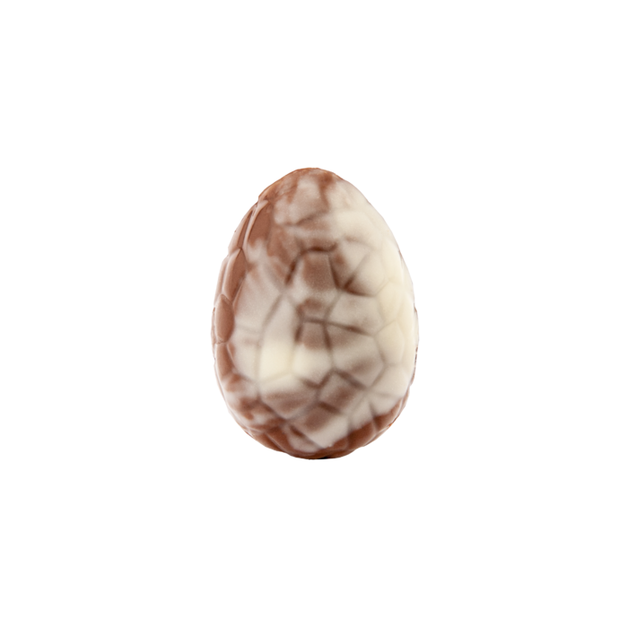Mini egg MILK deco. hazelnut filling