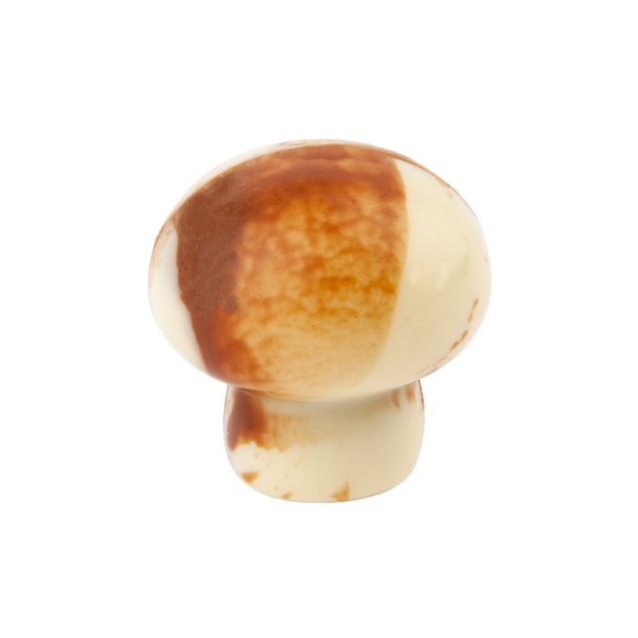 Mushroom WHITE deco, hazelnut filling, crisp