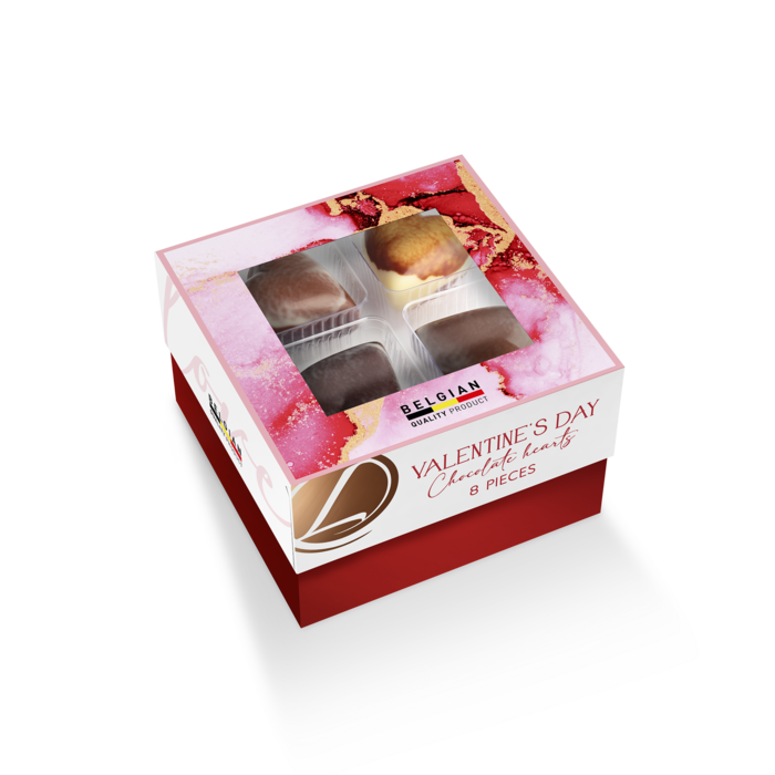 Vouwdoos met venster 4 vaks 12 x 125g RFA Vouwdoos met venster 4 vaks 12 x 125g RFA