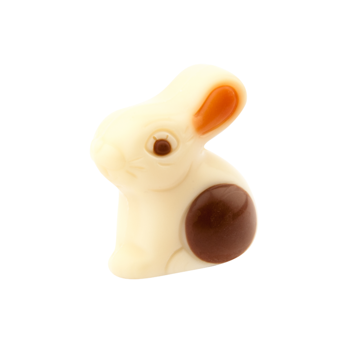 Bunny WHITE deco hazelnut filling