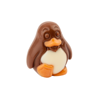 Penguin MILK deco, hazelnut filling