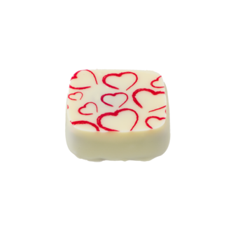 Love WHITE hazelnut filling raspberry cookies