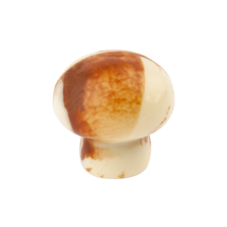 Mushroom WHITE deco, hazelnut filling, crisp