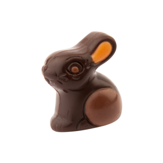 Bunny DARK hazelnut filling