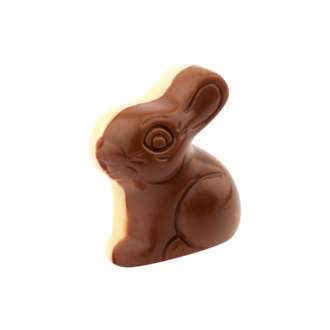 Bunny MILK WHITE hazelnut filling cookies